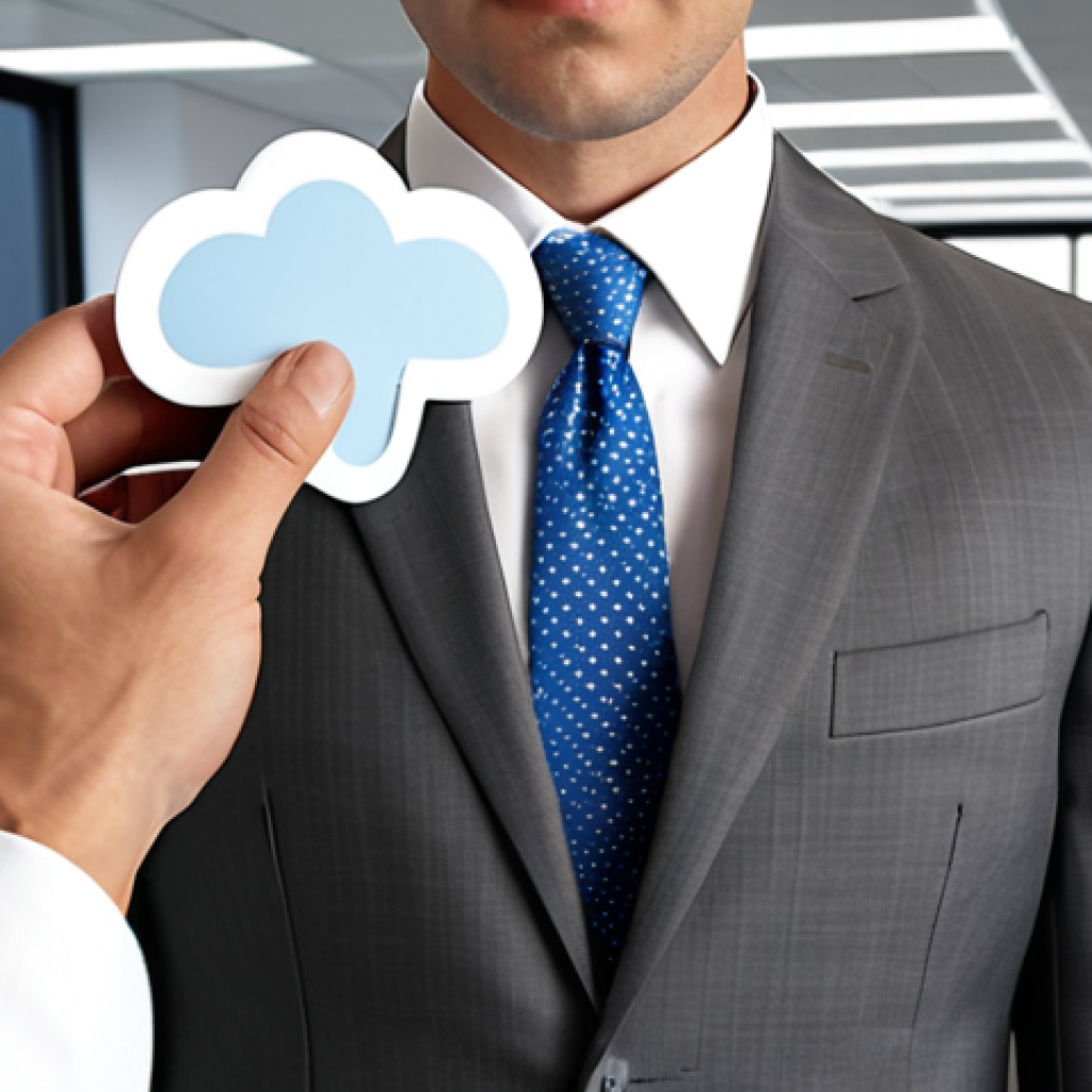 **
Prompt: "A tailor fitting a cloud-shaped suit onto a business person. Focus on the perfect fit and customization. Modern office setting. Emphasis on flexibility."
**