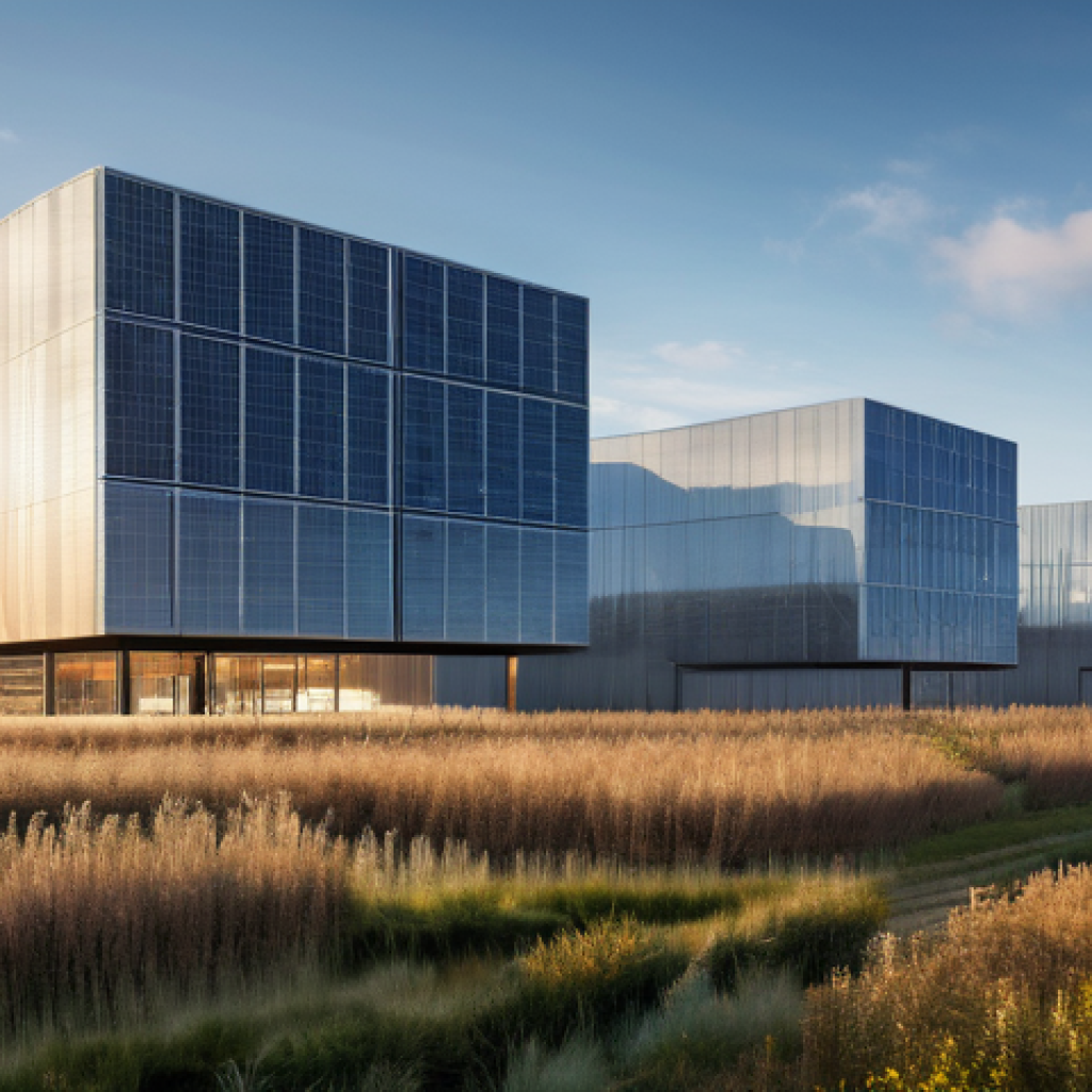 클라우드 서비스의 글로벌 데이터 센터 현황 - **Prompt 1: Sustainable Swedish Data Center with Heat Recovery**
"A majestic, futuristic data ce...