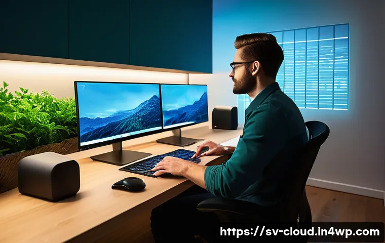 VPS와 클라우드 서비스 비교 분석 - **Prompt 1: The Architect of the Digital Realm (VPS Focus)**
"A confident, diverse male develope...